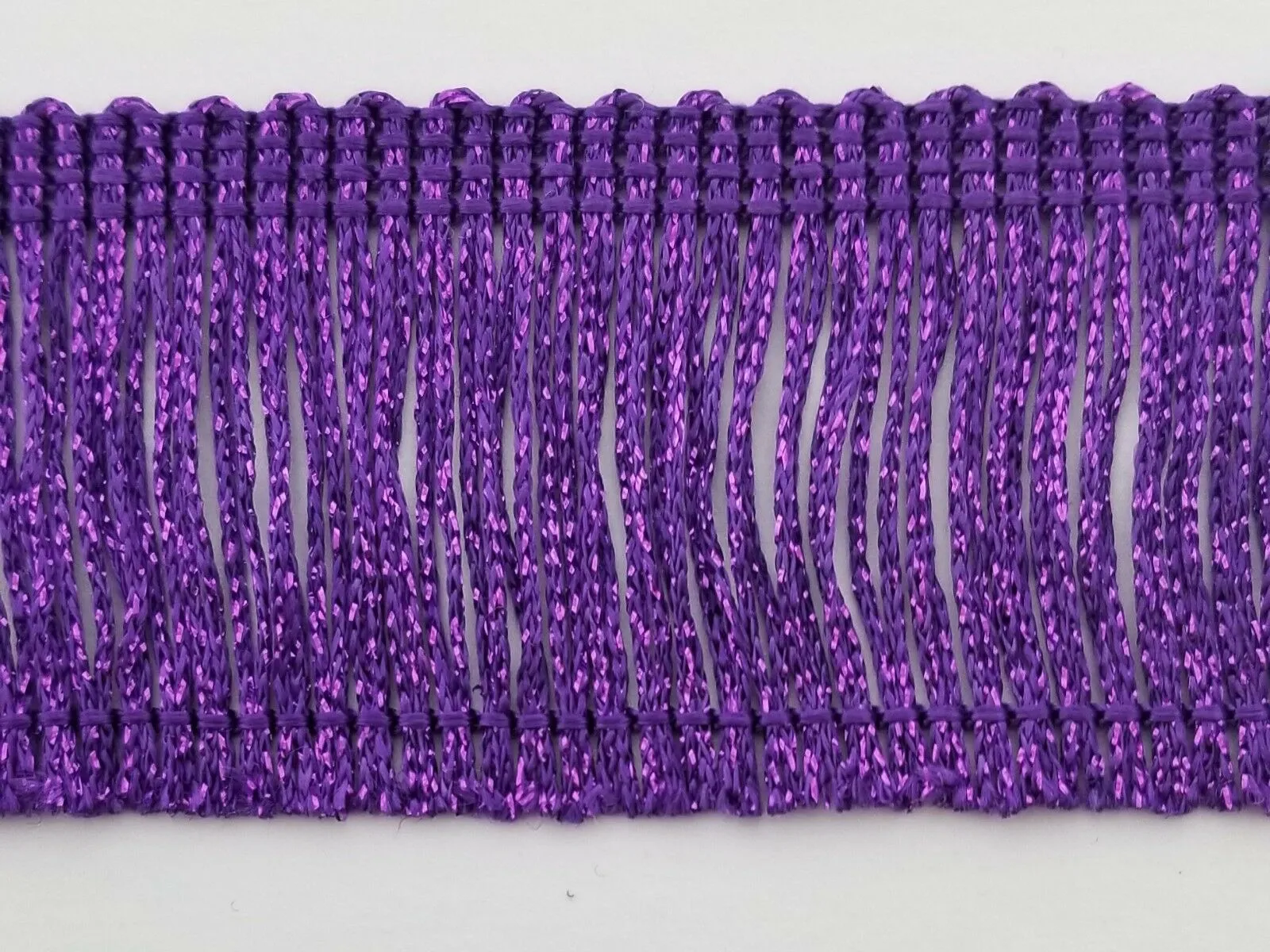 2" Metallic Chainette Fringe - 8 Continuous Yards - Many Color Options!