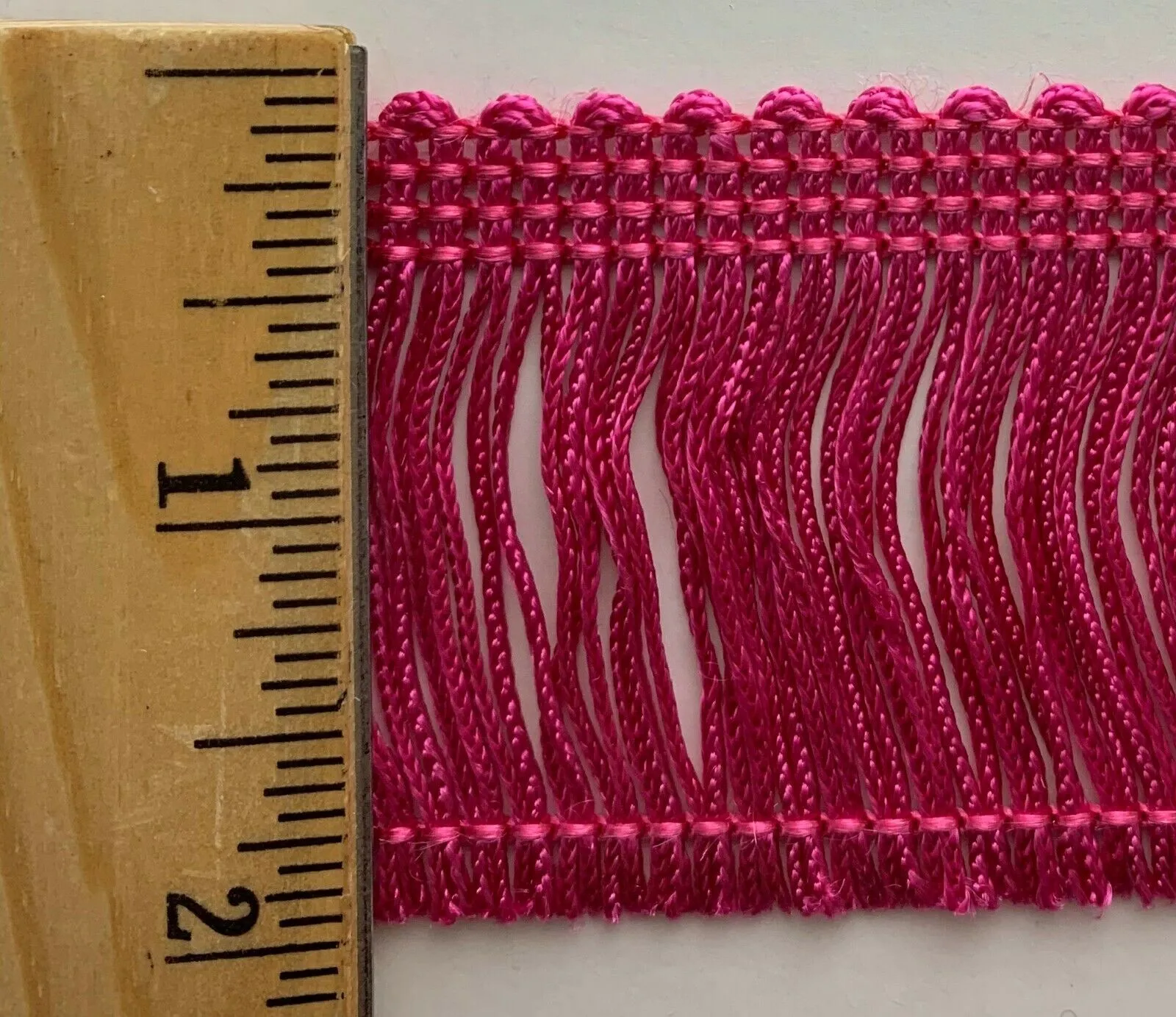 2" Rayon Chainette Fringe - 8 Continuous Yards - Many Color Options!
