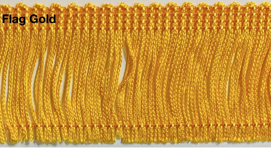 2" Rayon Chainette Fringe - 8 Continuous Yards - Many Color Options!