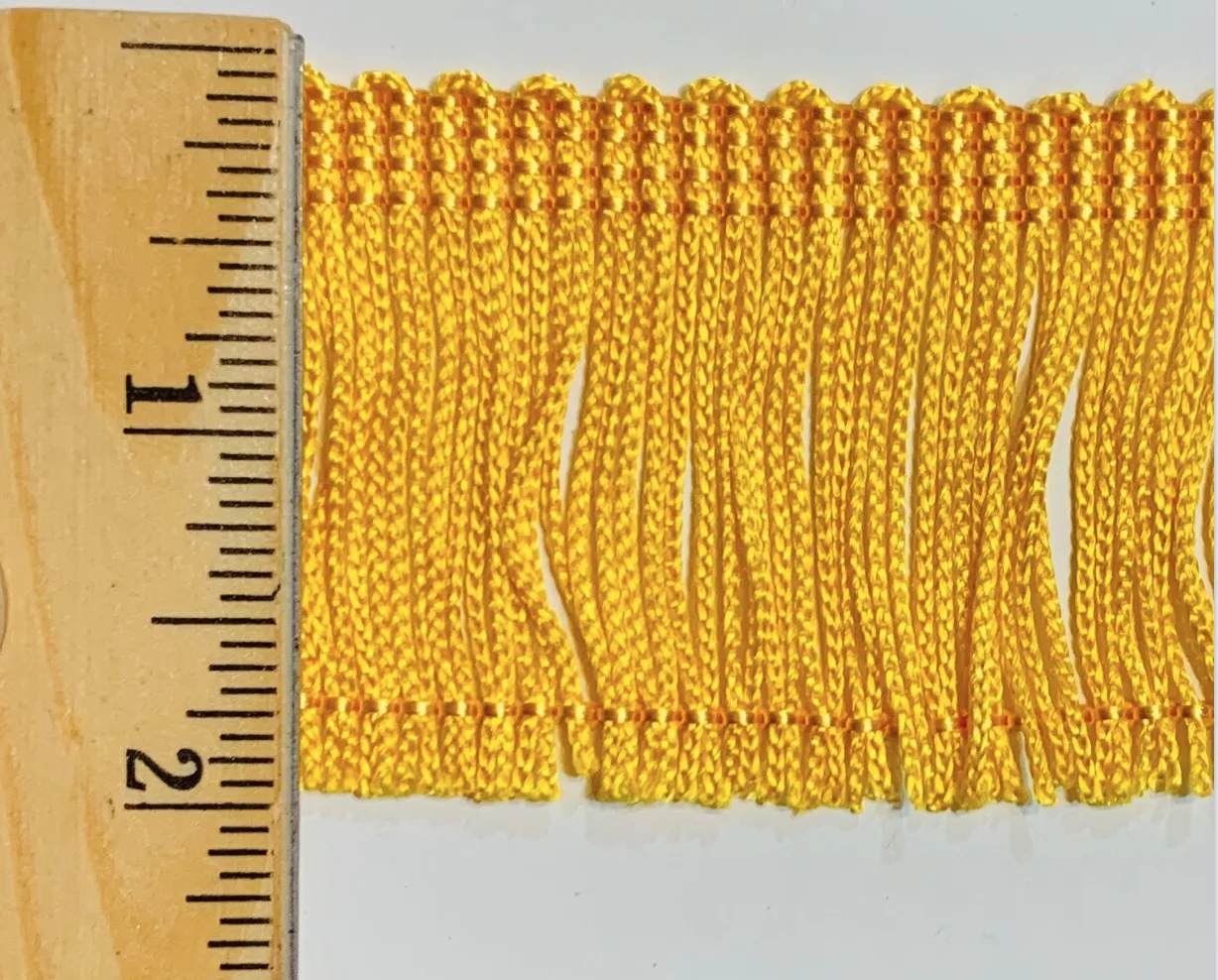 2" Rayon Chainette Fringe - 8 Continuous Yards - Many Color Options!