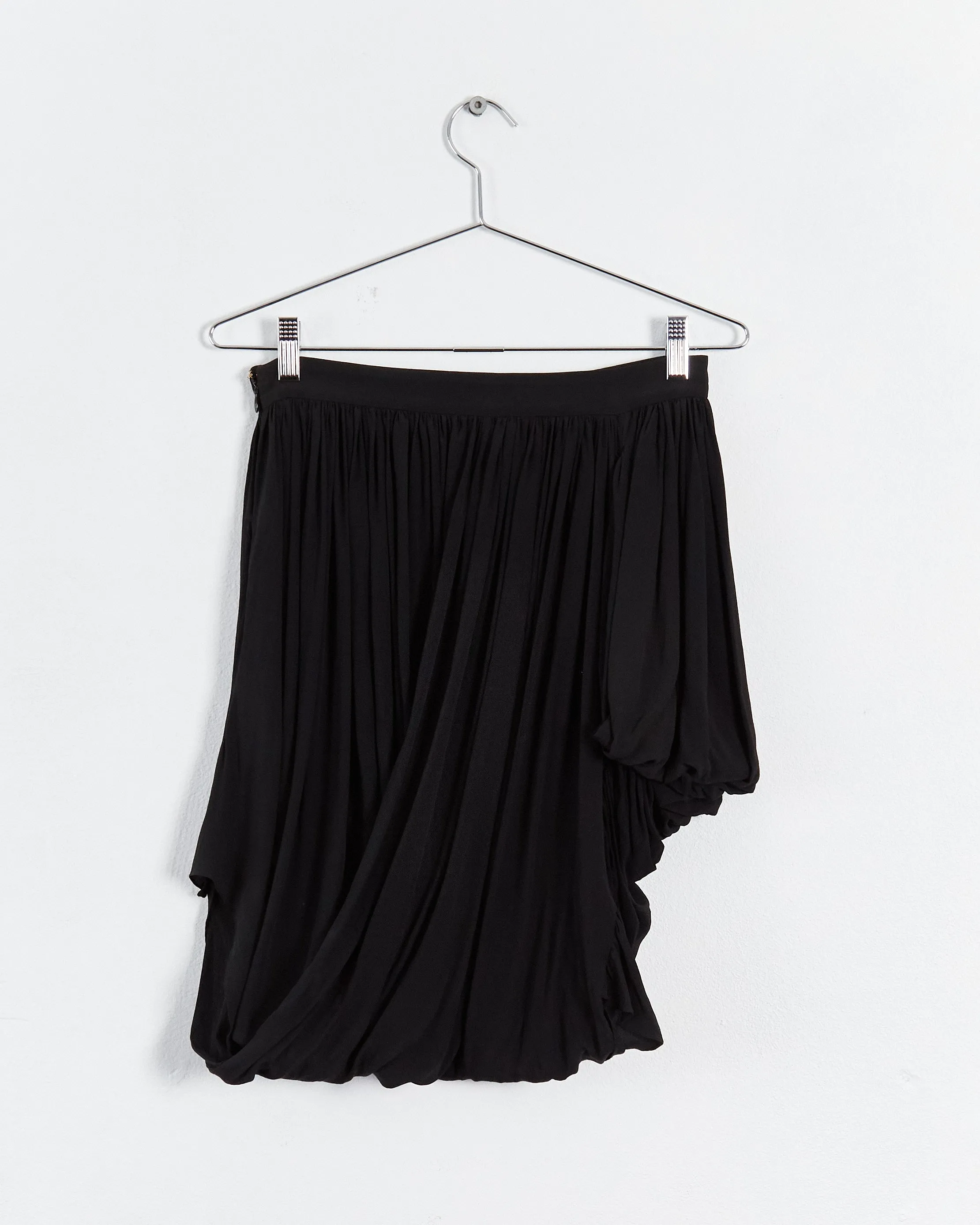 Balenciaga 2004 asymmetric puffball skirt, black, 10