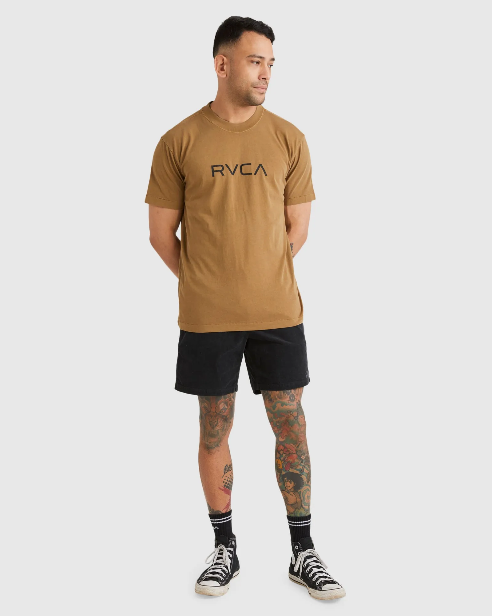 BIG RVCA WASHED SS TEE