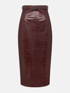 Burgundy jelly sequins Kazu skirt
