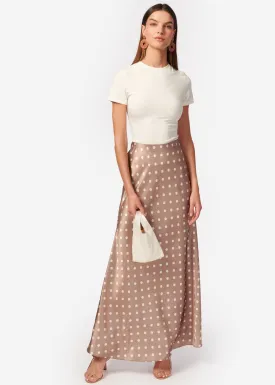 Cami NYC - Prue Skirt - Macadamia Dot