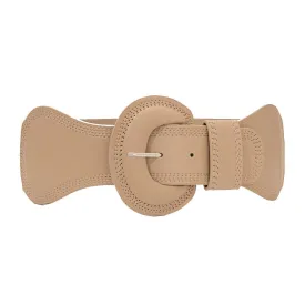 Ceinture large élastique, taille haute, pour femme, modèle Nikoline