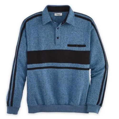 Classics by Palmland Big and Tall  Long Sleeve Banded Bottom Shirt