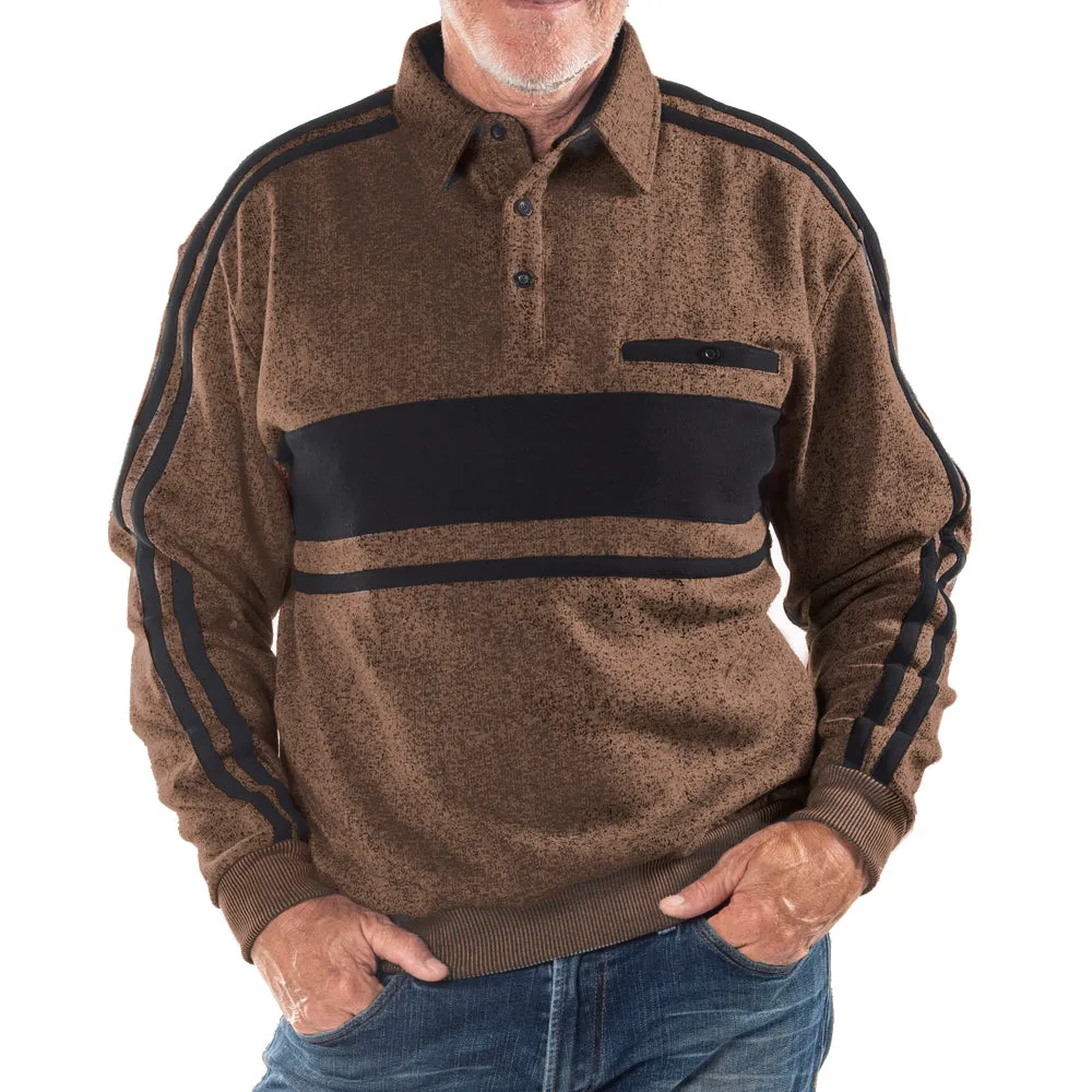 Classics by Palmland Big and Tall Long Sleeve Banded Bottom Shirt