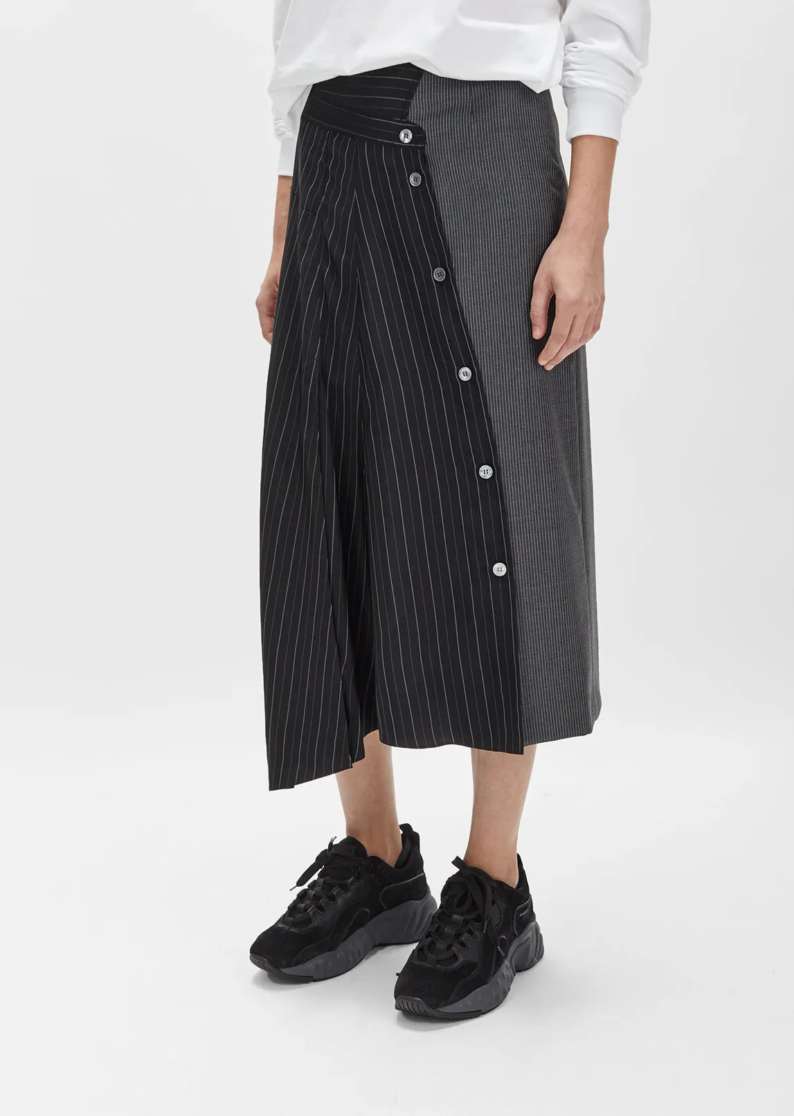 Cupro Wool Skirt