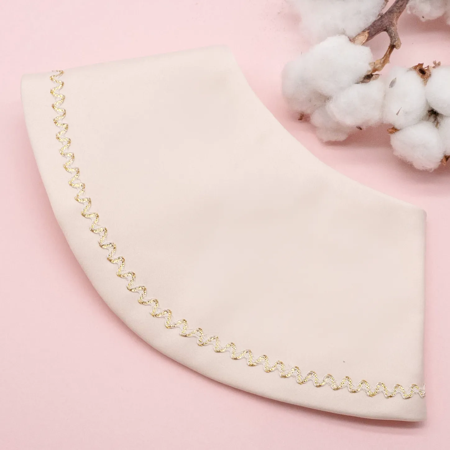 DUCHESS AUBRIE - Blush Pink Duchess Satin Cape