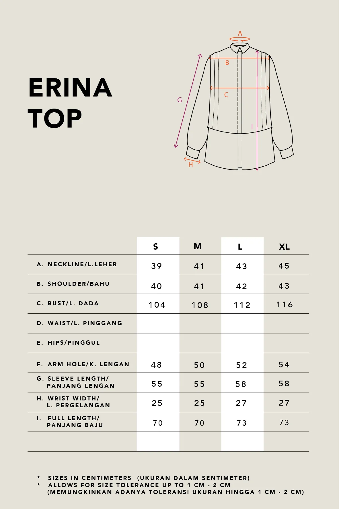 ERINA PLEATED TOP CHALK
