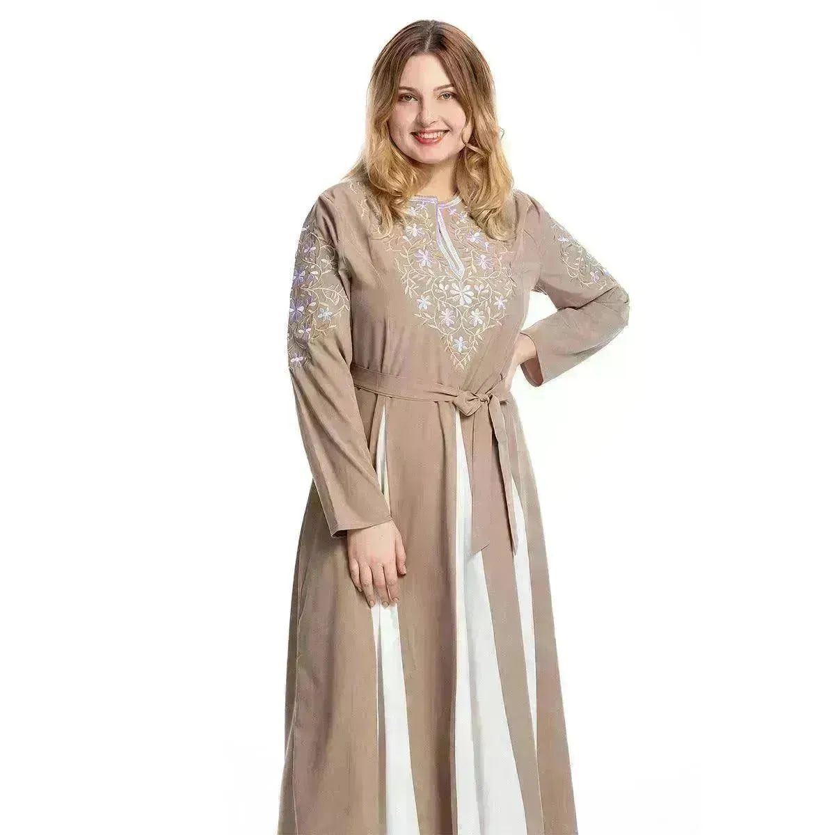 European And American Large Fashion Embroidery Dress