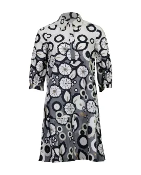 Floral Circle Print Dress