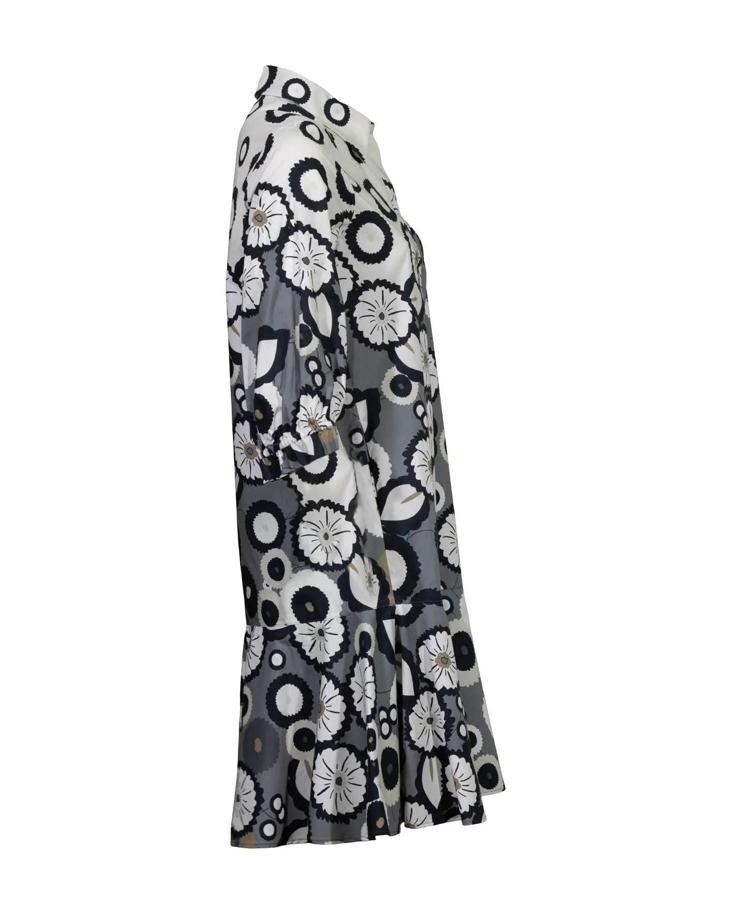 Floral Circle Print Dress