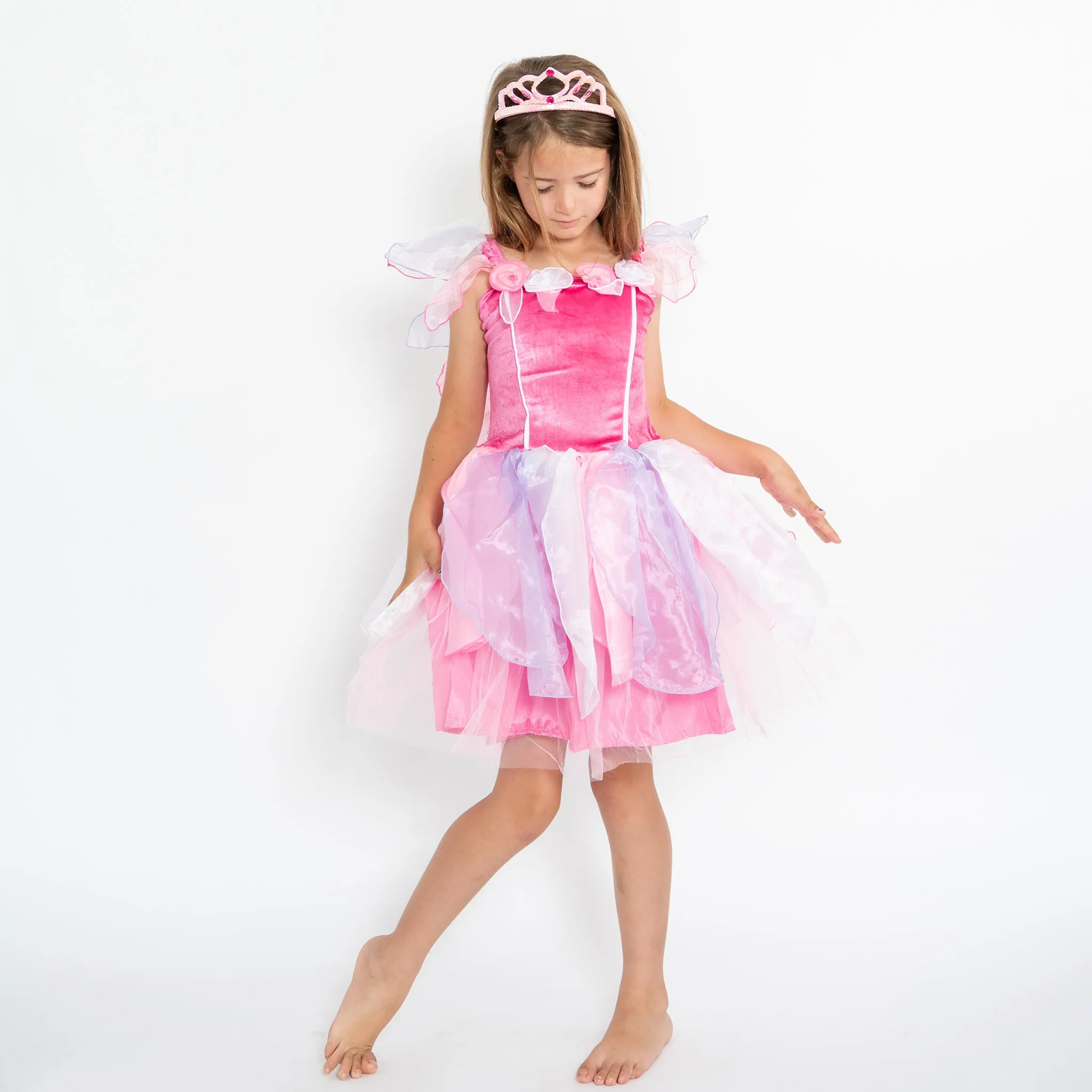 Girls Sky Fairy Dress - Pink