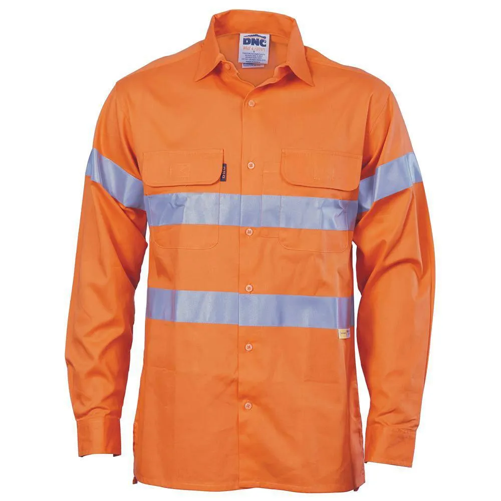 Hi Vis Long Sleeve Cotton Shirt
