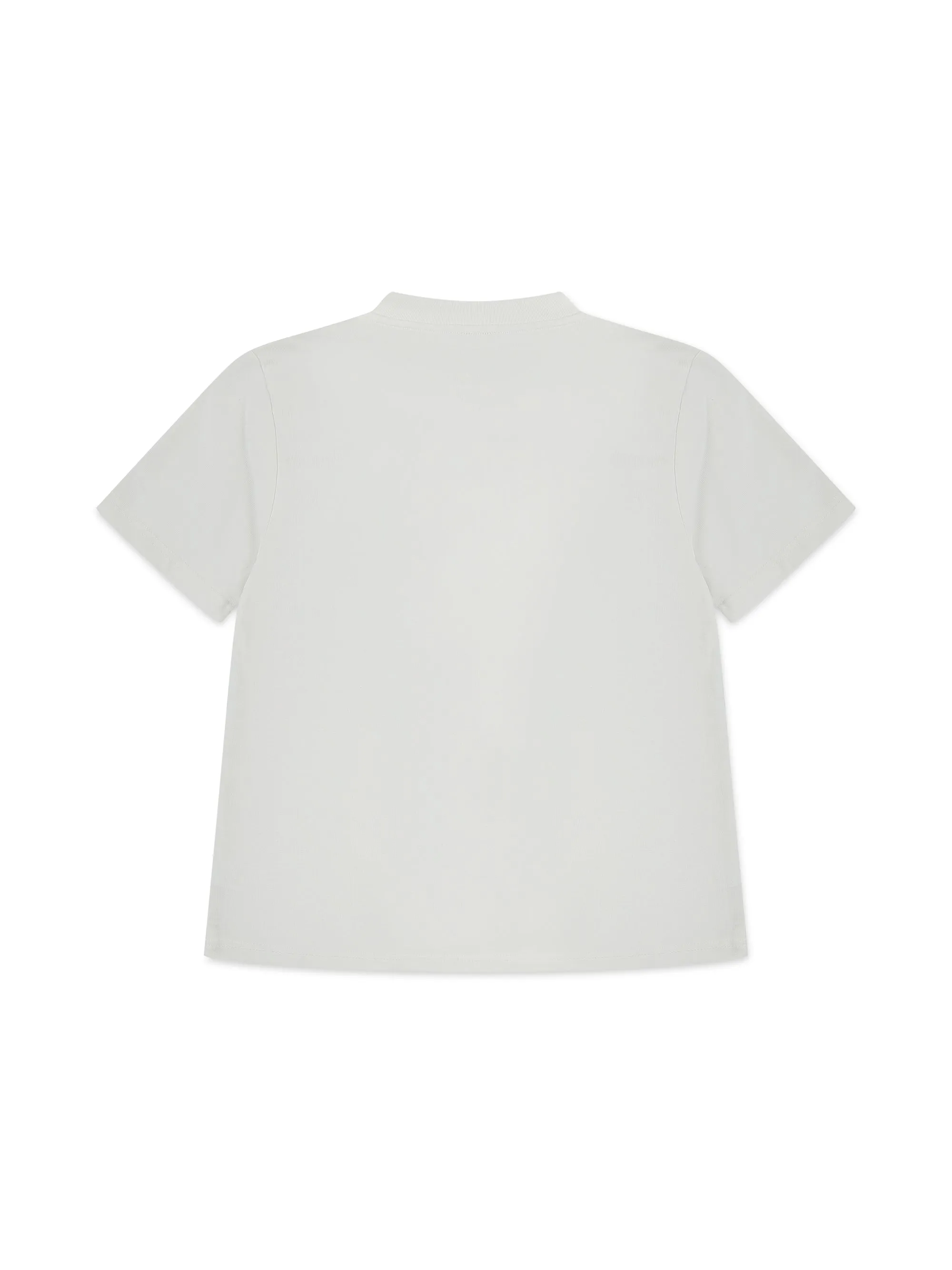 ‘L.A-S’ EMBROIDERED CLASSIC T-SHIRT WHITE