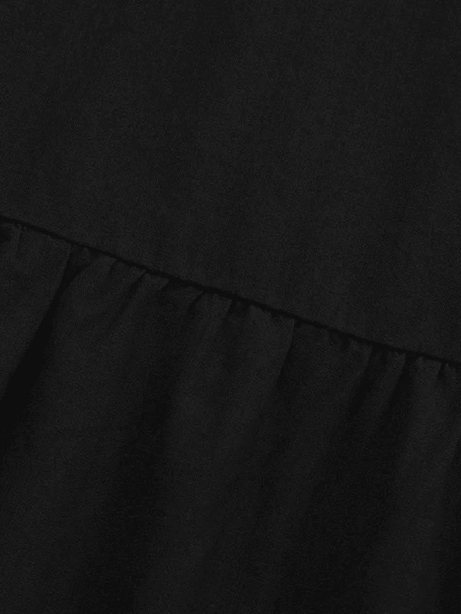 LANFUBEISI - Fairy Tiered Maxi Skirt