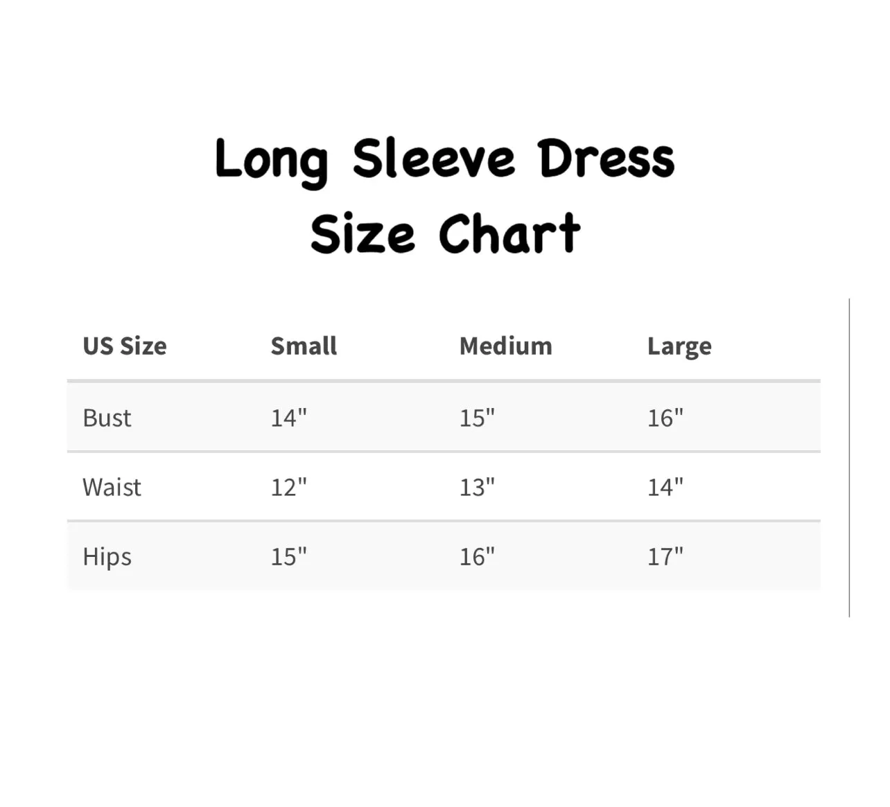 Large Long Sleeve Dress