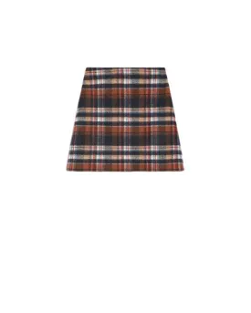 Max Mara Weekend Epoca Plaid Skirt