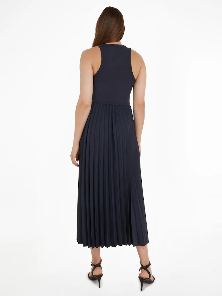 Midi Peated Dress