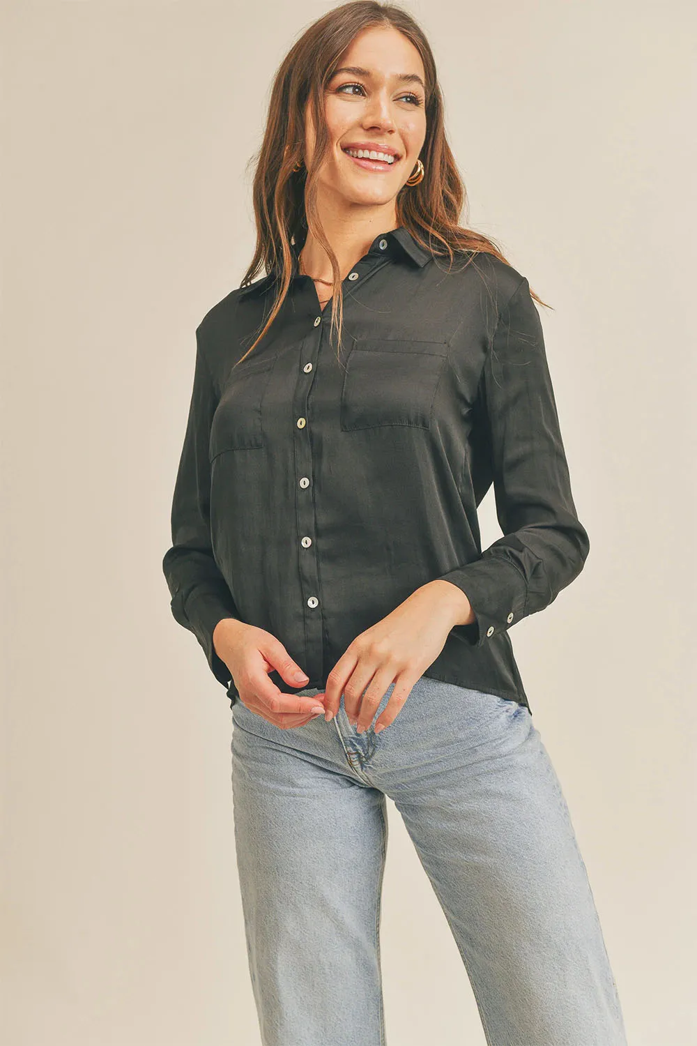 PIPER BUTTON BLOUSE