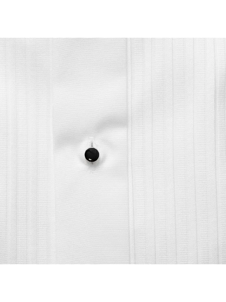 Plissé Black Tie Shirt | Slim Fit