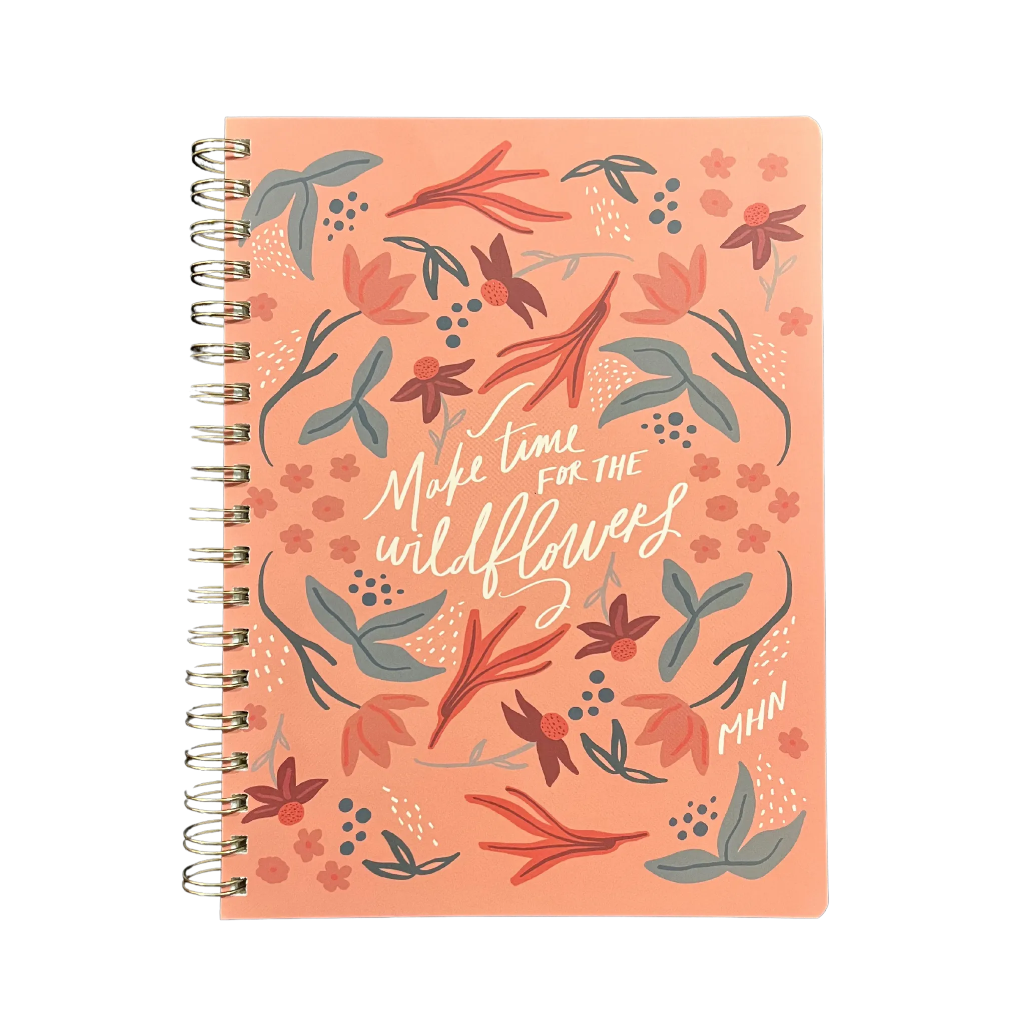 "Make Time for the Wildflowers" - Spiral Journal