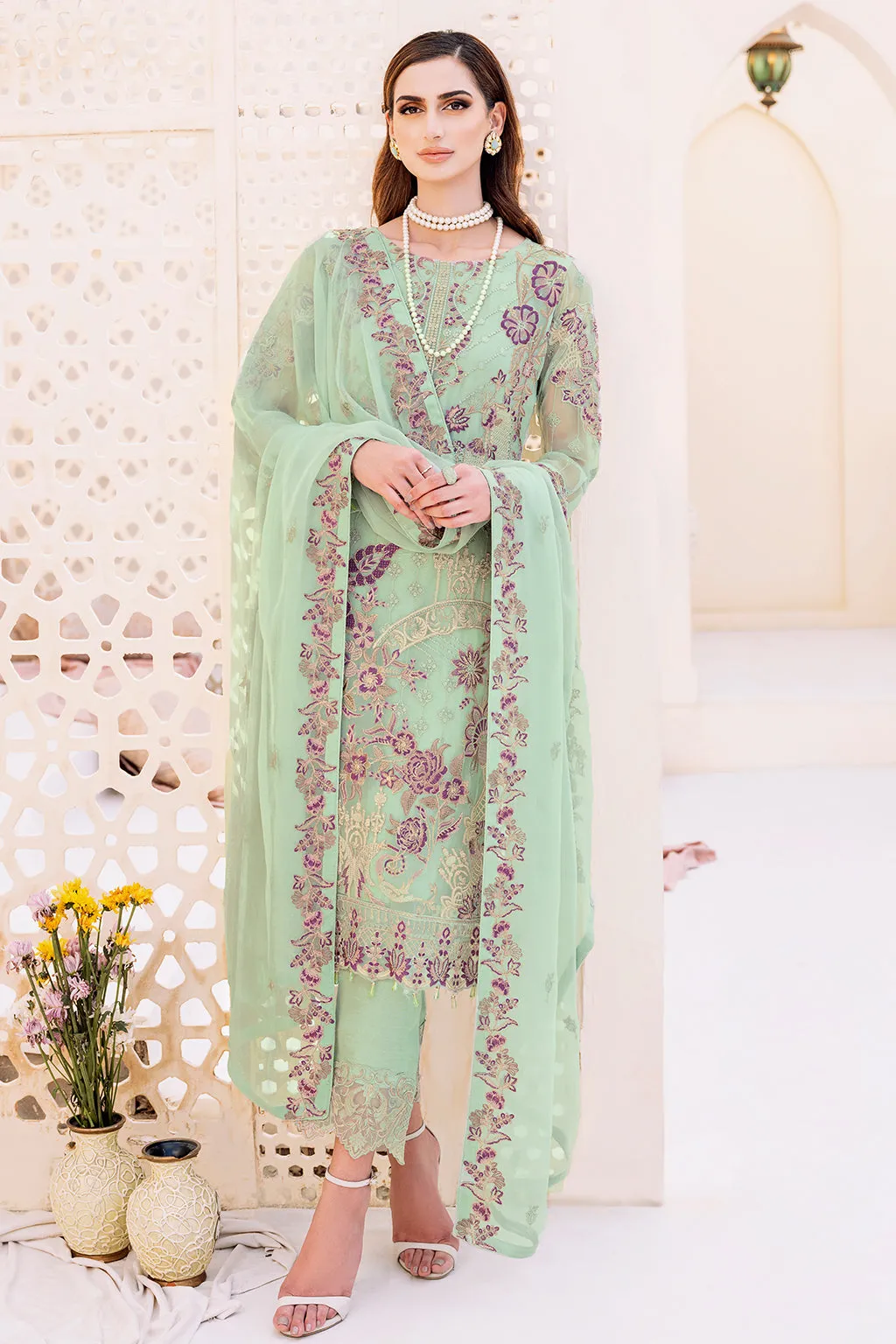 Ramsha Chiffon Formal Collection – F-2309