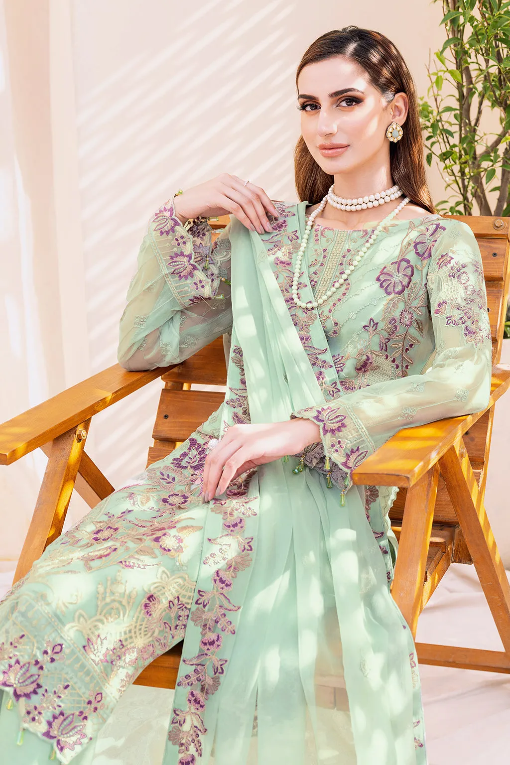 Ramsha Chiffon Formal Collection – F-2309