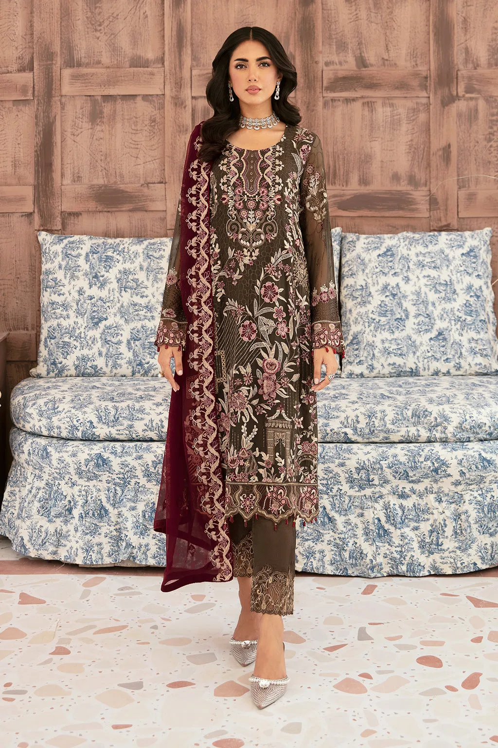 Ramsha Chiffon Formals – F-2604