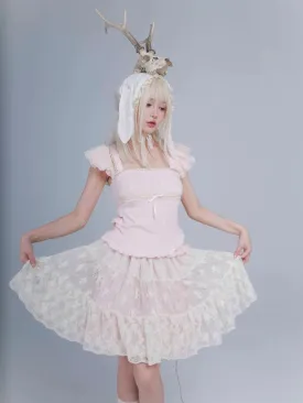 Rose Island AW24 Elf Guardian - Cottage Fairy Core Mini Skirt