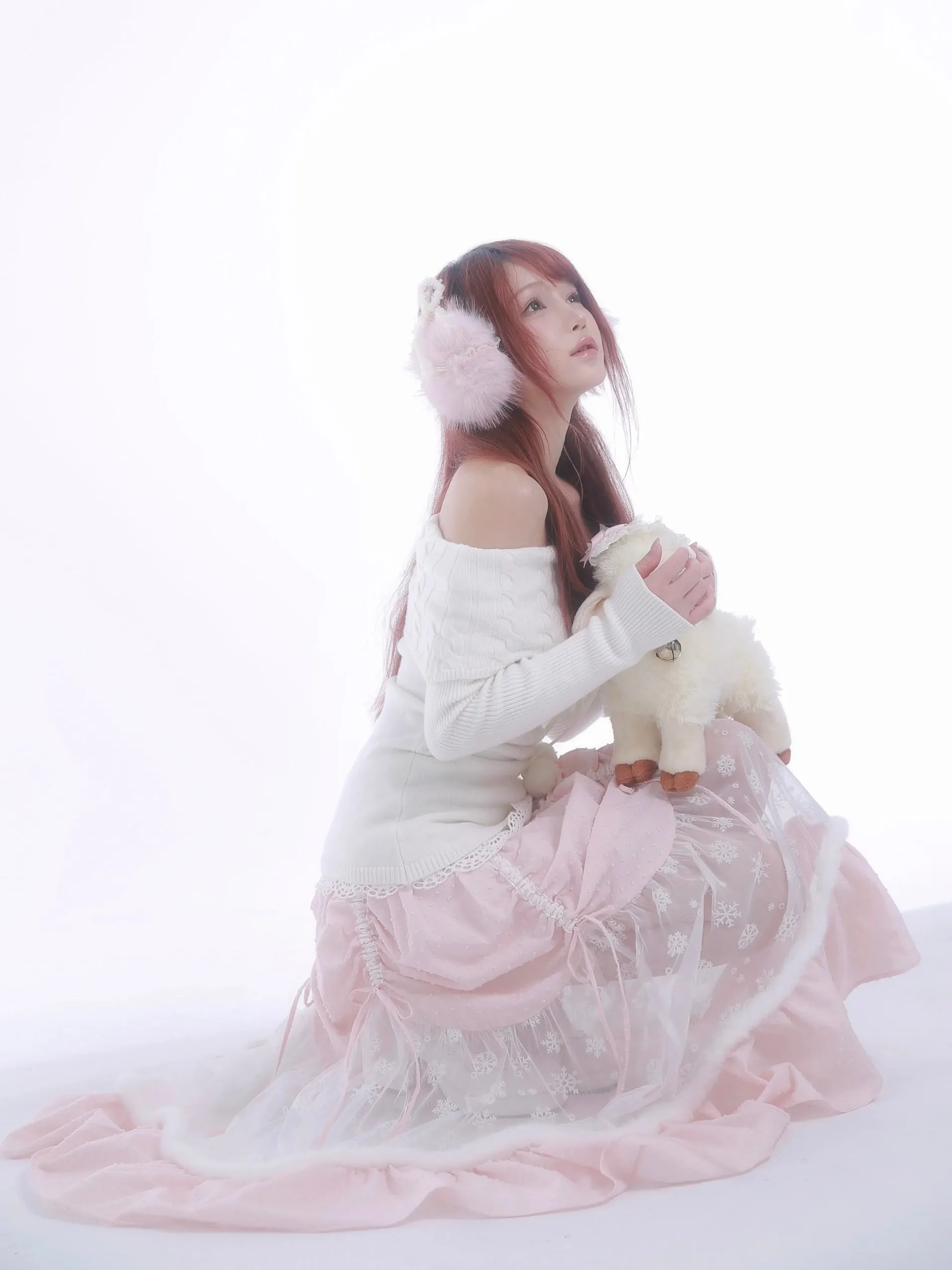 [Rose Island] Rose Blossom Bliss Fairy Core Midi Skirt