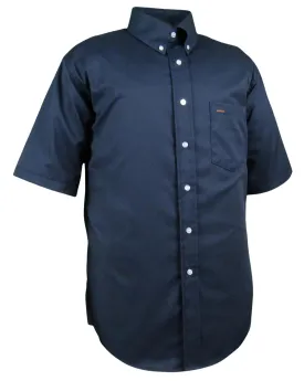 Ruddock Shirts - Navy Blue Button Down - Short Sleeve - One pocket