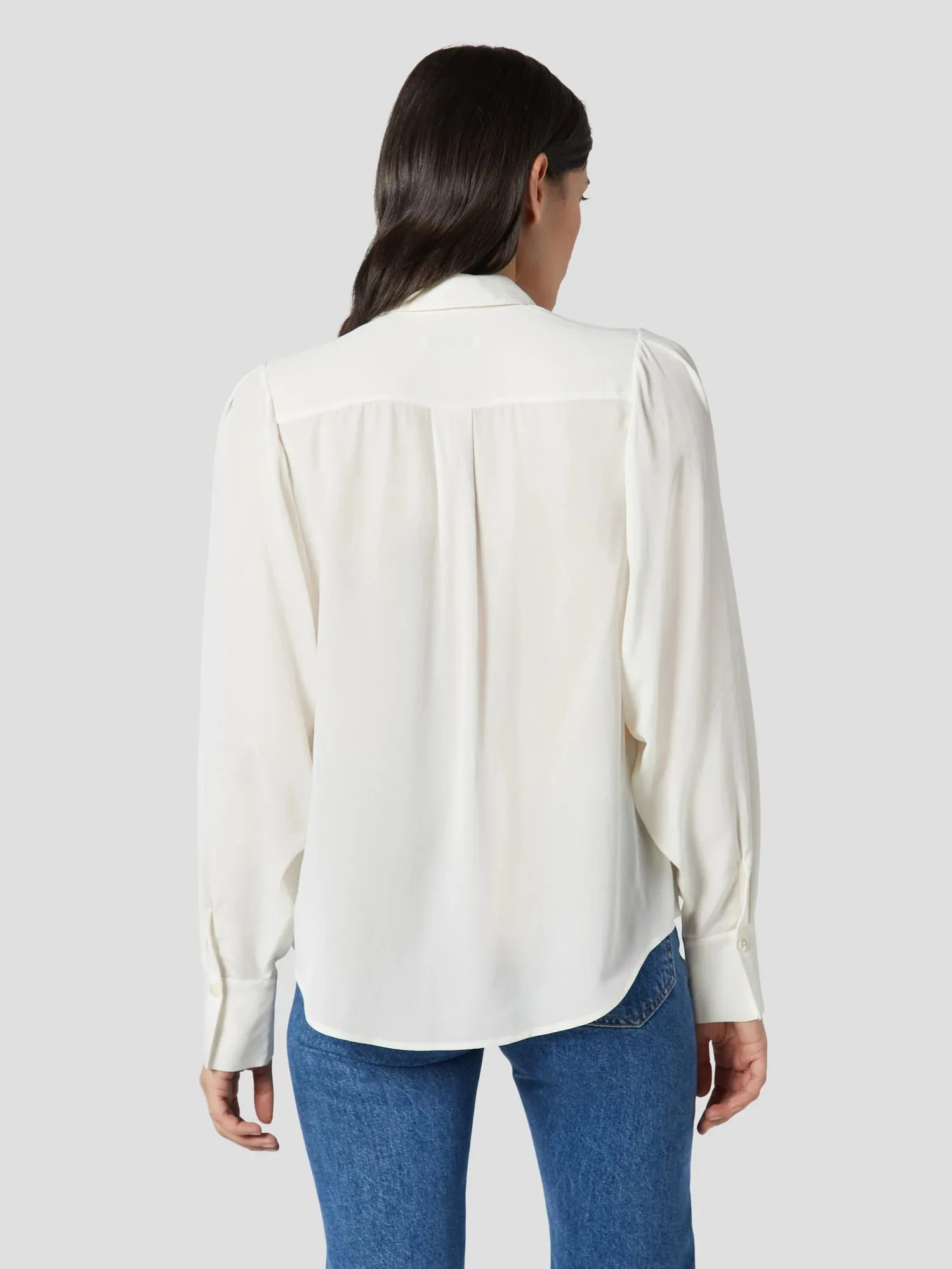 Shanton Silk Shirt - Nature White
