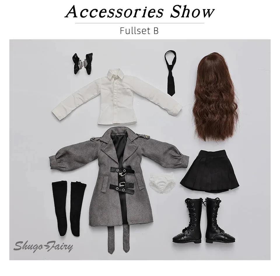Shuga Fairy Rapunzel 1/4 BJD Doll - Autumn Style Jointed Doll with Pleated Skirt | Perfect Christmas Gift