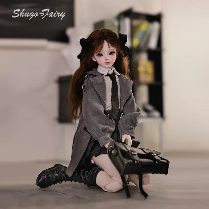Shuga Fairy Rapunzel 1/4 BJD Doll - Autumn Style Jointed Doll with Pleated Skirt | Perfect Christmas Gift