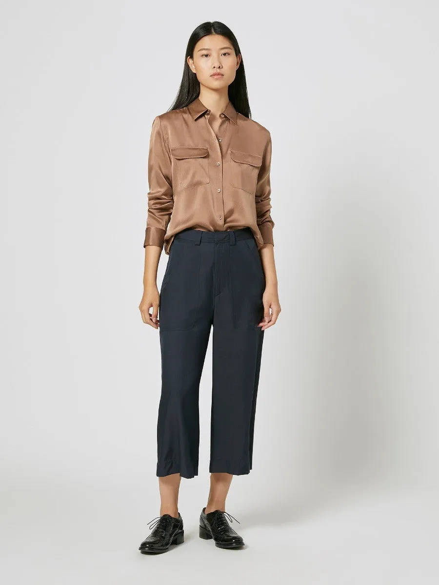Signature Silk Shirt - Doeskin