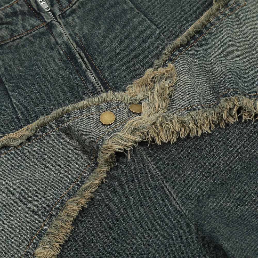Star fringe denim