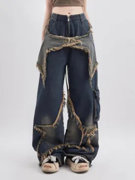 Star fringe denim