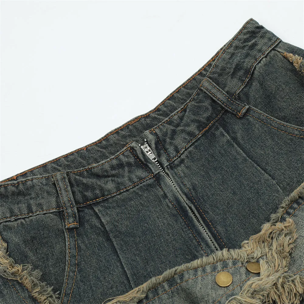 Star fringe denim