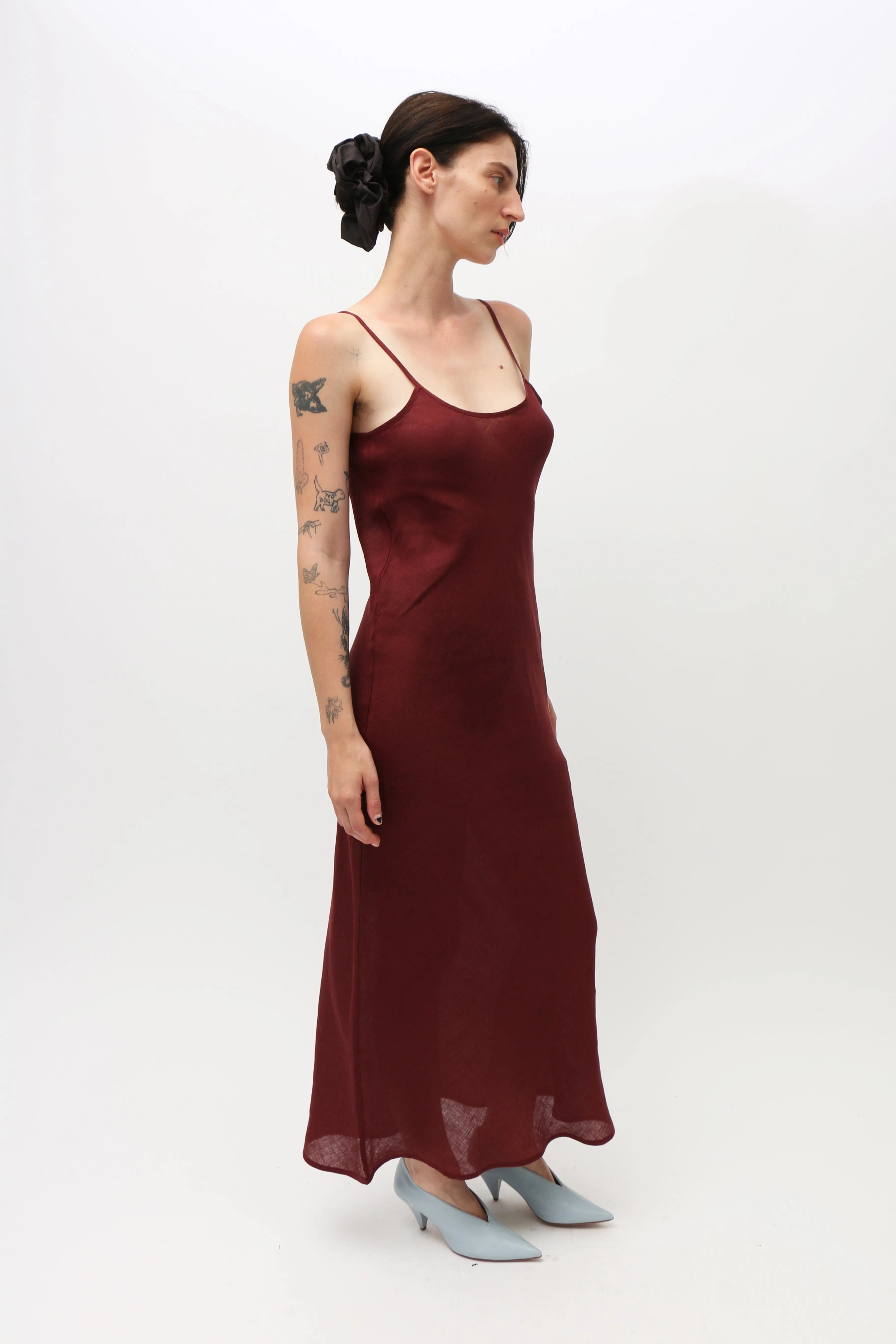 Stome Burgundy Dydine Dress