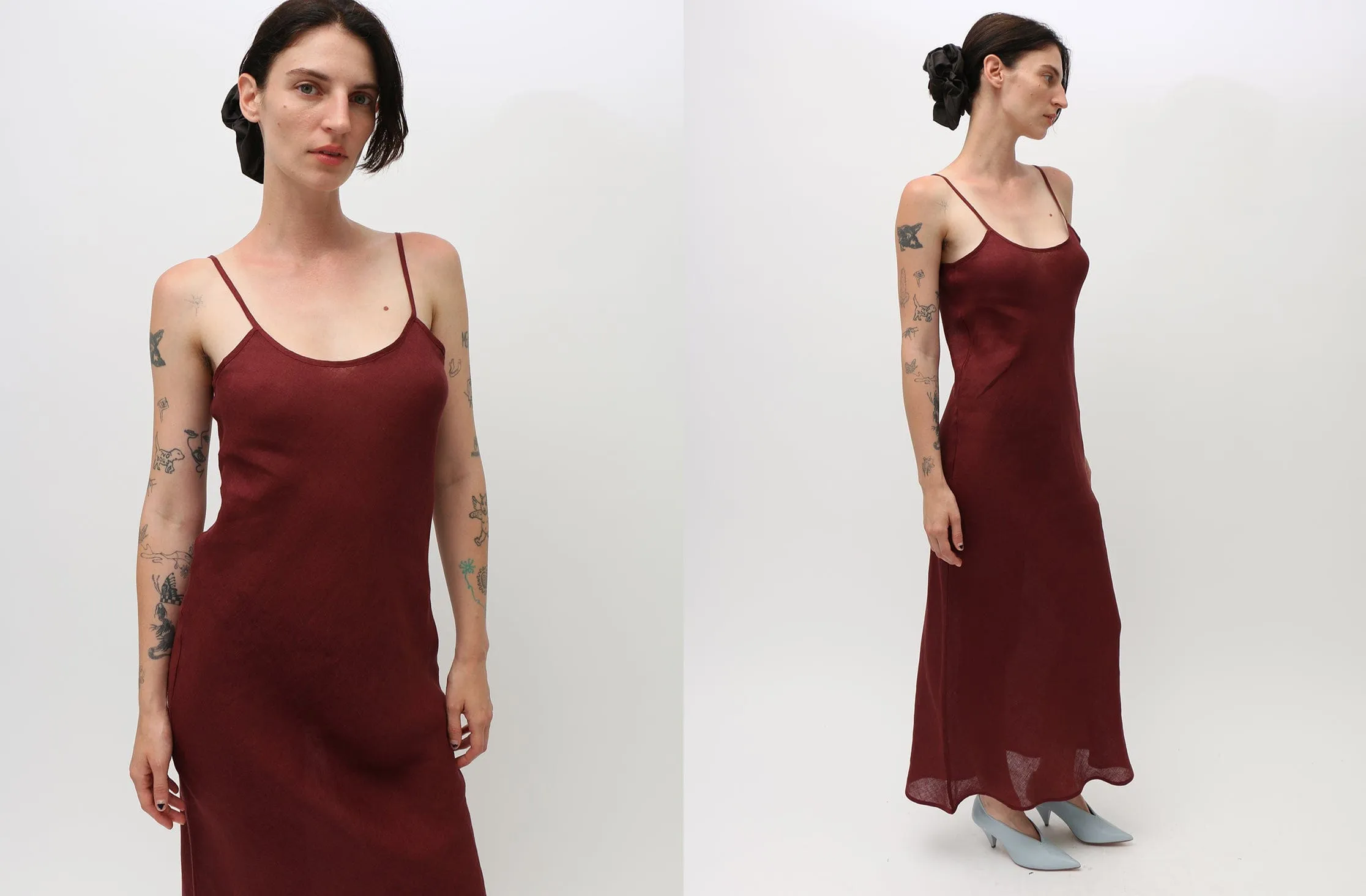Stome Burgundy Dydine Dress