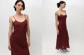 Stome Burgundy Dydine Dress