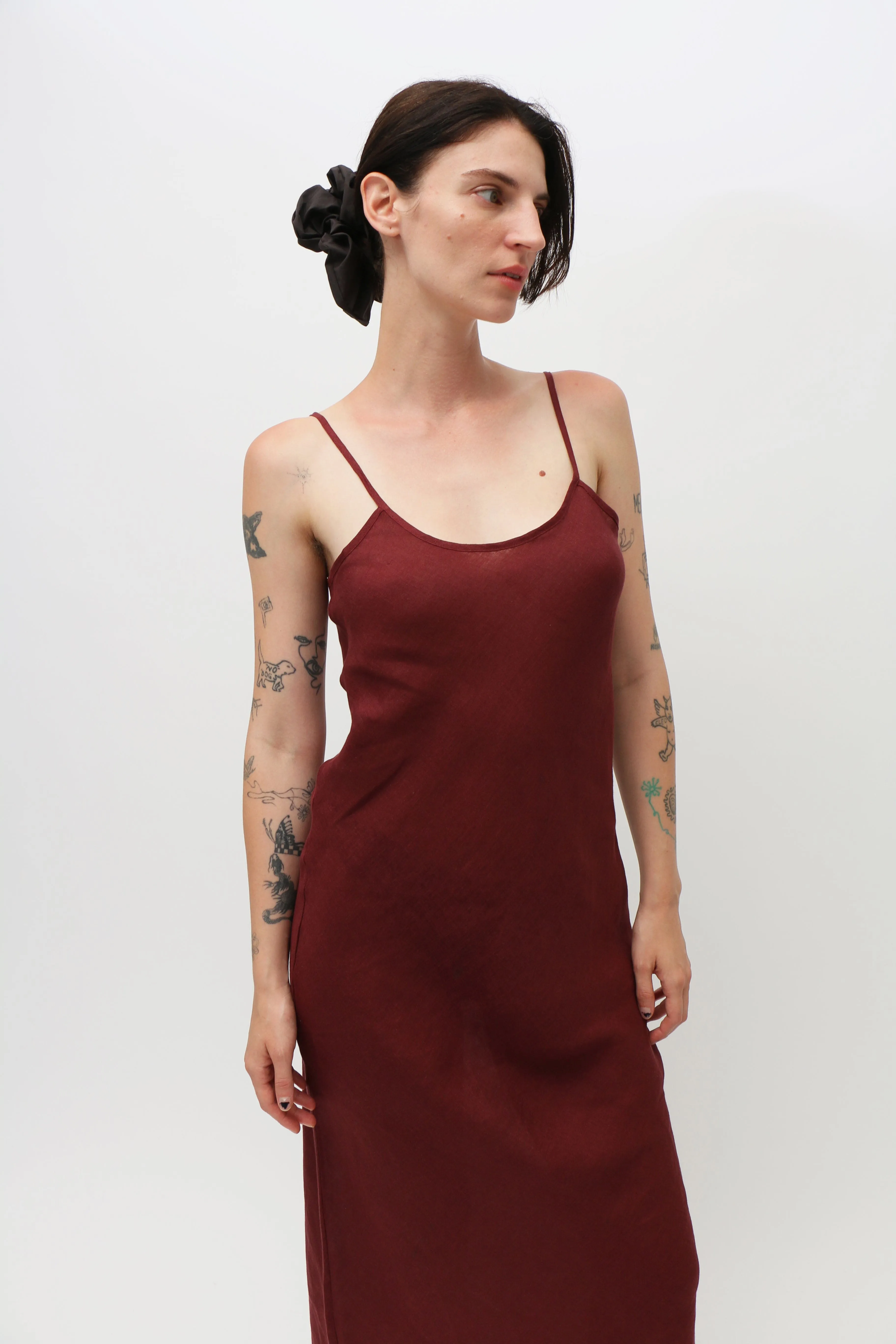Stome Burgundy Dydine Dress