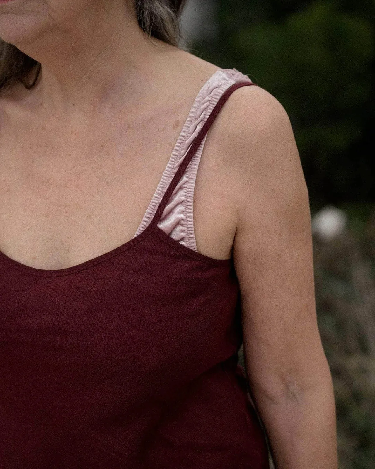Stome Burgundy Dydine Dress