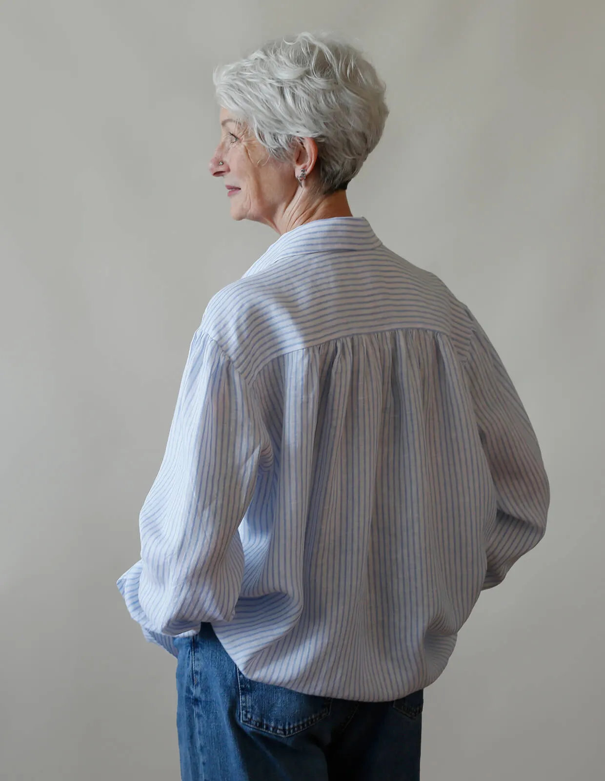 The Maker's Atelier 55, The Atelier Shirt PDF Pattern, with or without printing