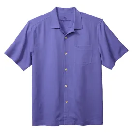 Tommy Bahama Coastal Breeze Check Camp Shirt - Peri Lavender