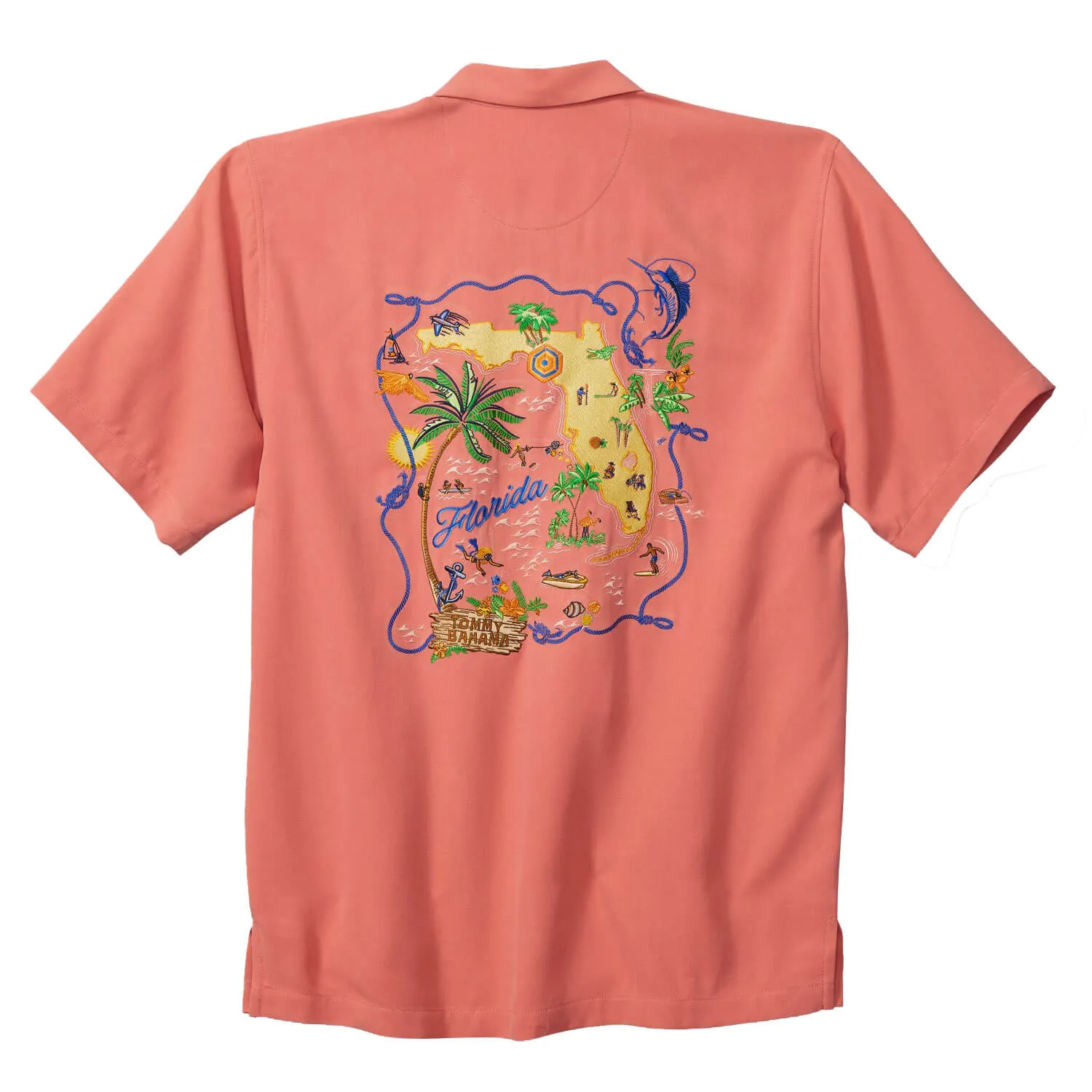 Tommy Bahama Florida Fantasy Camp Shirt - Coral Haze