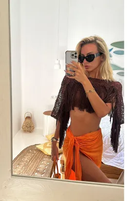 TOP FRANGE E MACRAME