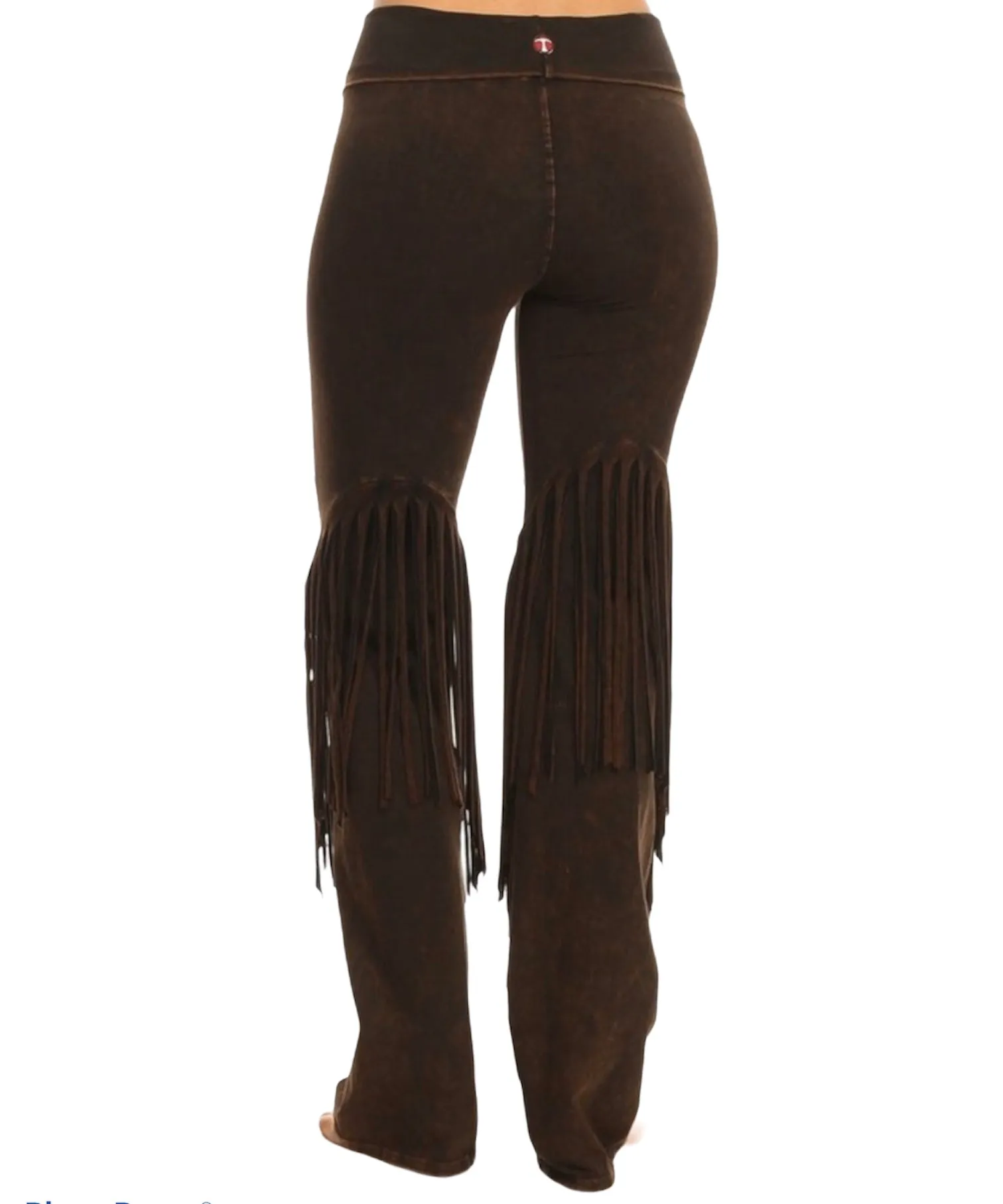 Western Fringe Stone Detail Yogi Pants